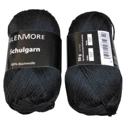 GLENMORE Schulgarn, schwarz