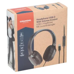 Grundig Kopfhörer On Ear Typ-C, schwarz