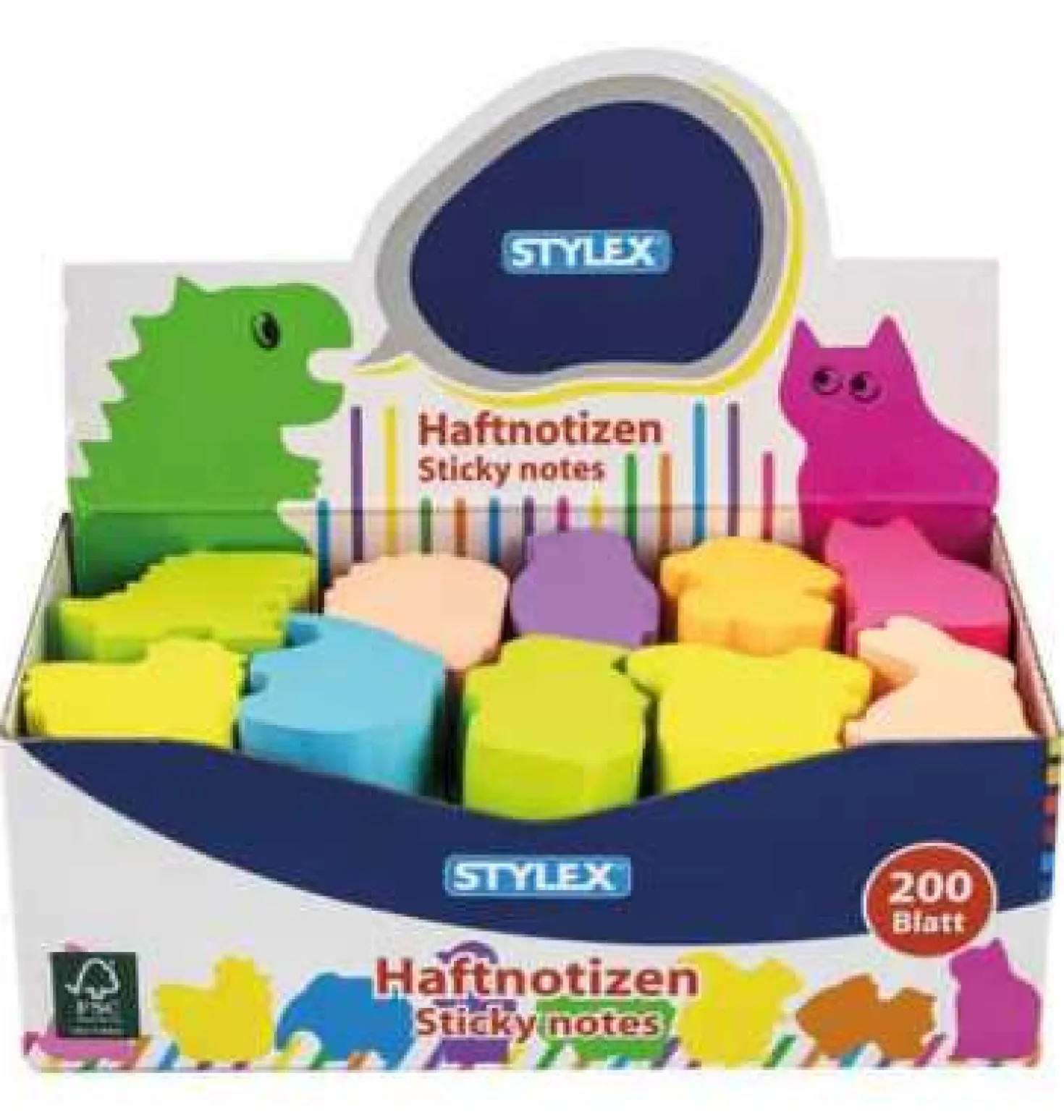 Haftnotizen mini Tiere