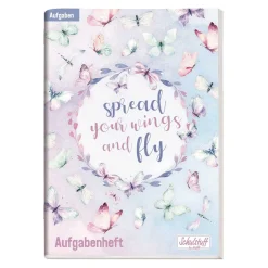 Hausaufgabenheft DIN A5 Classic für 30 Wochen 4fach