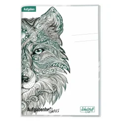 Hausaufgabenheft DIN A5 Smart für 48 Wochen 4fach