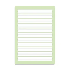 Heft A5 Nr. 1 farbig hinterlegt, 80 g, 16 Blatt