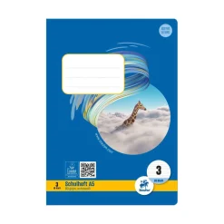 Heft A5 Nr. 3 3. Schuljahr, 80 g, 16 Blatt