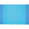 Heftumschlag DIN A5 blau transparent