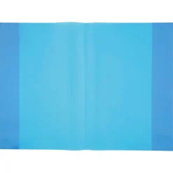 Heftumschlag DIN A4 blau transparent