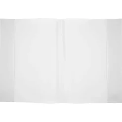 Heftumschlag DIN A5 farblos transparent