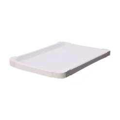 Heku Pappteller eckig, weiß, 17 x 23 cm, 20 Stück