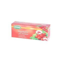 Herba Tee Hagebutte mit Hibiskus, 25 Beutel