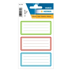 Herma Buchetiketten Sticker Schulserie, 18 Stück