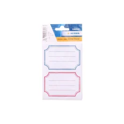 Herma Etiketten /blau 7,8 x 5,3 cm 12 Sticker auf, rot, 6 Blatt