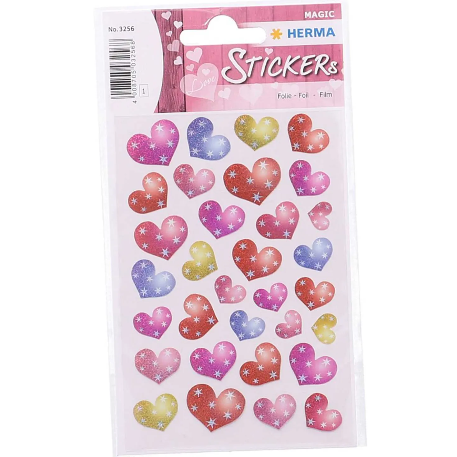 Herma Magic Sticker Punkteherzen, 1 Blatt