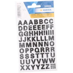Herma Sticker Buchstaben, schwarz