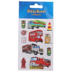 Herma Sticker Fahrzeuge aus Papier, 3Blatt