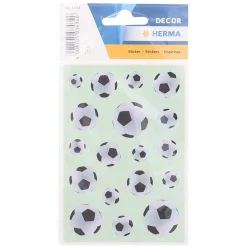 Herma Sticker Fussbälle, 3 Blatt