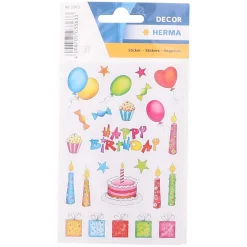 Herma Sticker Geburtstag beglimmert, 2 Blatt