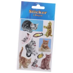 Herma Sticker Katzen oder Hunde, 3 Blatt