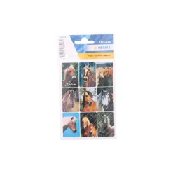 Herma Sticker Pferdeköpfe, 3 Blatt