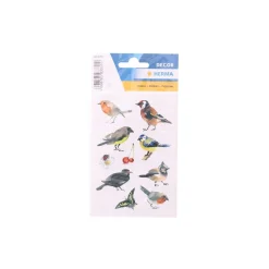 Herma Sticker Vögel Aquarell, 3 Blatt