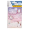 Herma Vario Buchetiketten Sticker Einhorn beglimmert 6 Stück