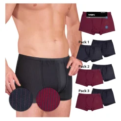 Herren-Pants Nadelstreifen, 2 Stück