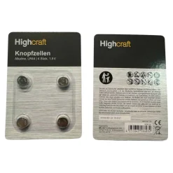 Highcraft Batterie LR44 Alkaline, 4 Stück