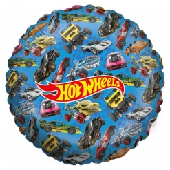 HOT WHEELS Folienballon rund, 45 cm