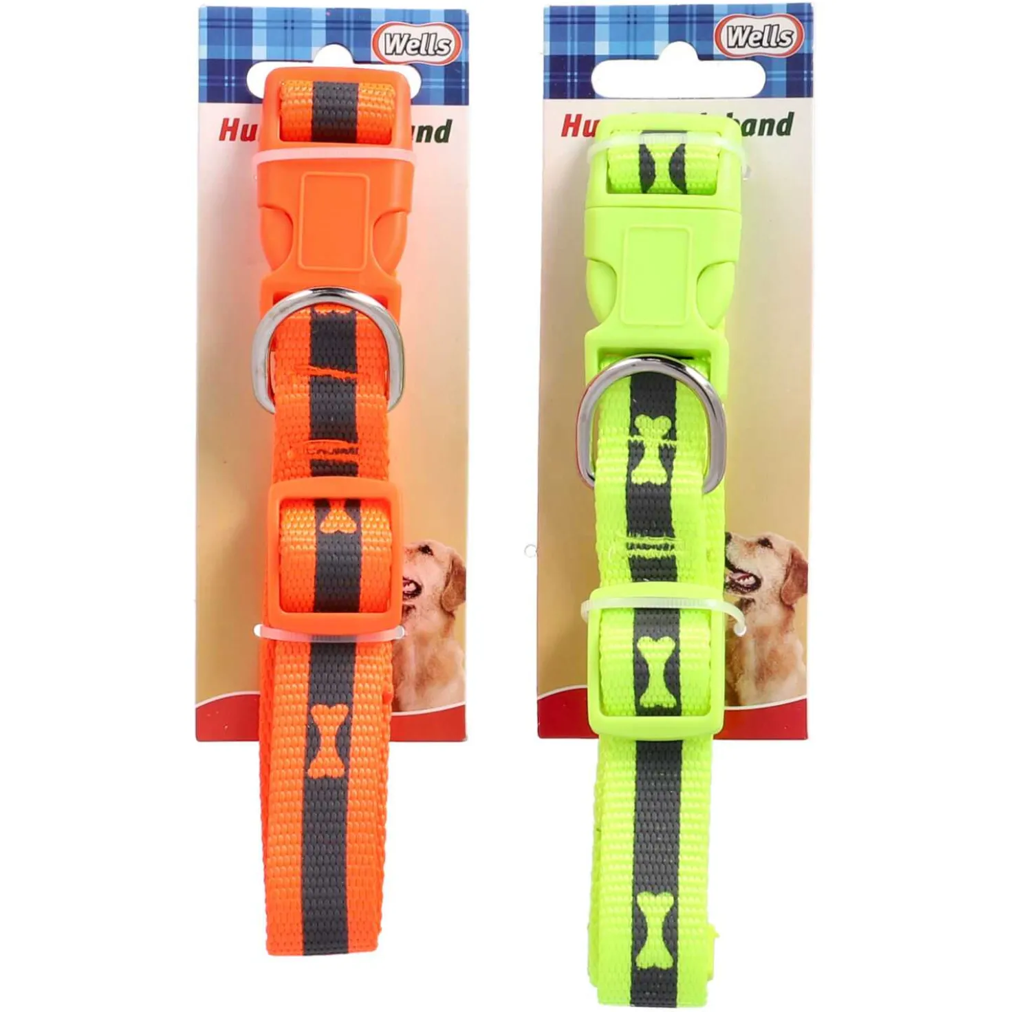 Hundehalsband neon 30, 50 cm