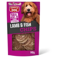 Hundesnack Chips Lamm&Fisch