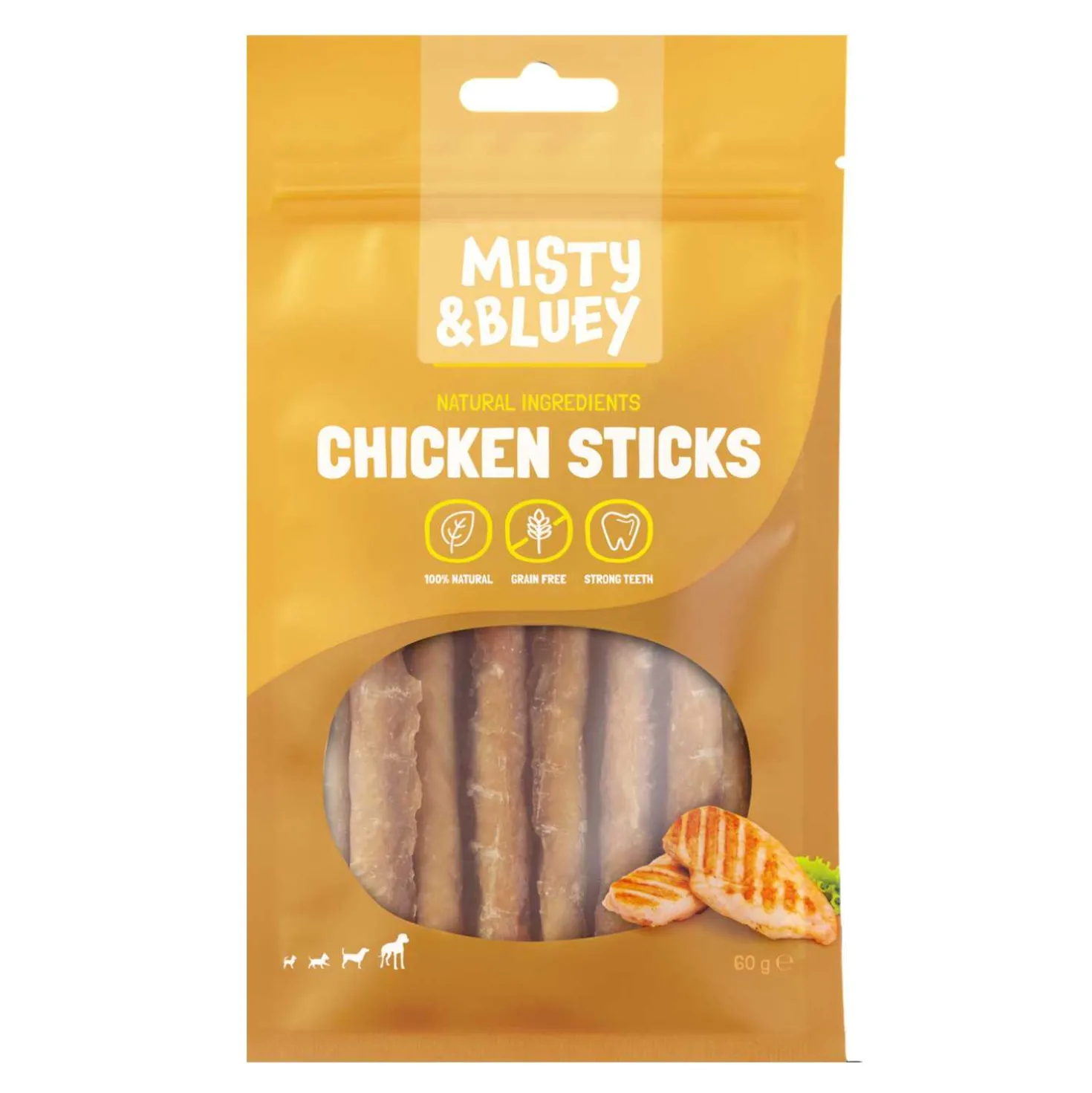Hundesnacks Hühnchen Sticks