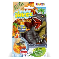 Inkee Badebombe Dino mit Figur