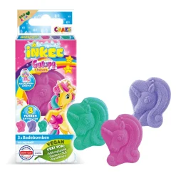 Inkee Badebombe Galupy Unicorn, 3 Stück