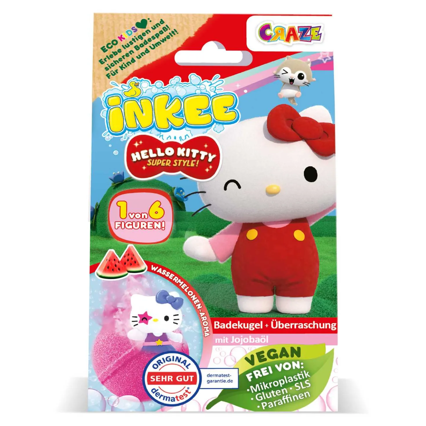 Inkee Badebombe Hello Kitty mit Überrasch
