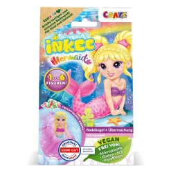 Inkee Badebombe Mermaid mit Figur