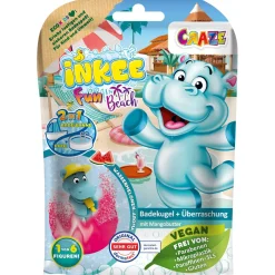 INKEE Badezusatz Badebombe Fun Beach mit Sammelfigur 100 g
