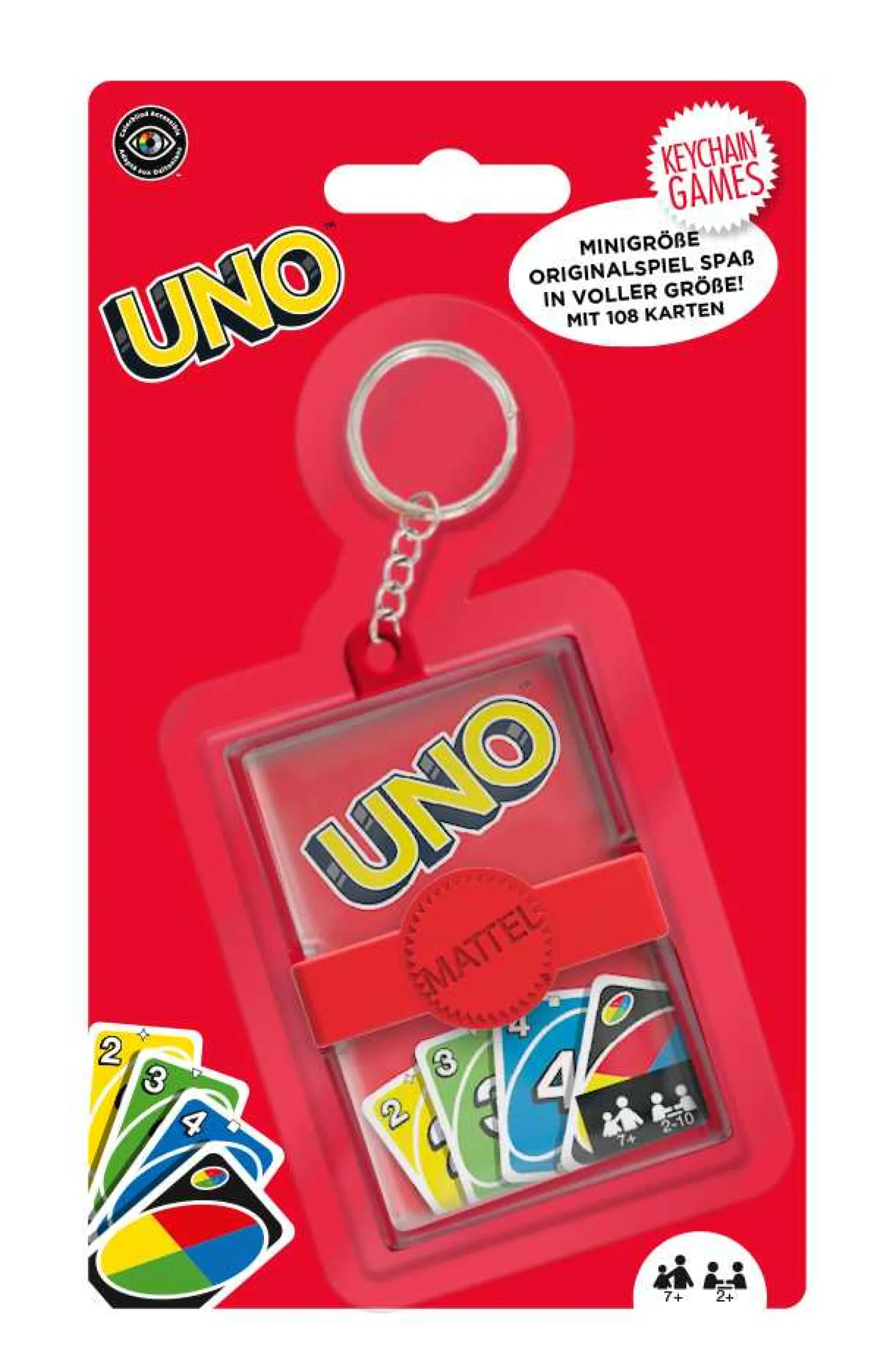 Kartenspiel UNO Key Chain Game