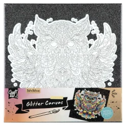 Keilrahmen MnZ Glitter, 30 x 30 cm