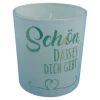 Kerze im Glas Schön dass es dich gibt