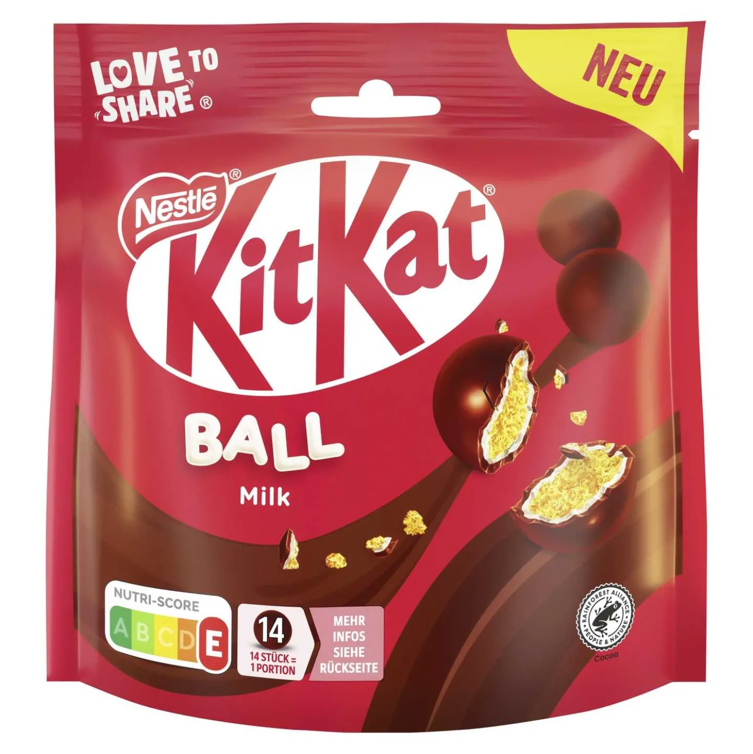 KitKat Schokolade Nestlé Ball, 130 g