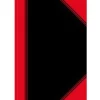 Kladde A6 kariert /schwarz, rot, 96 Blatt