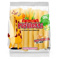 Knabbergebäck Pufuletti Hirse