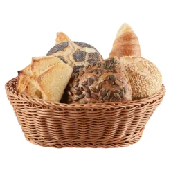 Kodi basic Brotkorb oval Kunststoffgeflecht