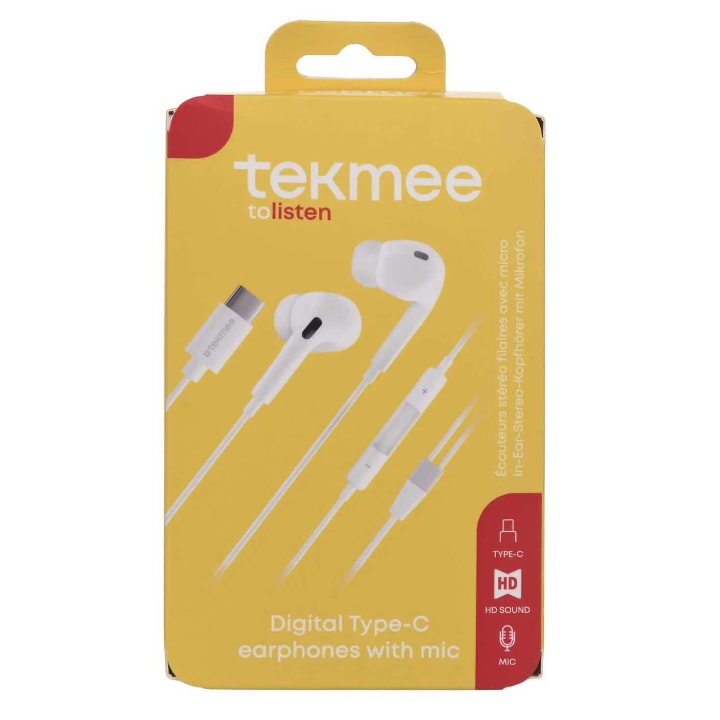 Kopfhörer (In Ear) Typ C, weiß