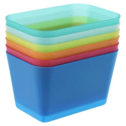 Körbchen Set Farbmix, 6 Stück