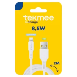 Ladekabel Light/USB 8,5W 2m weiß