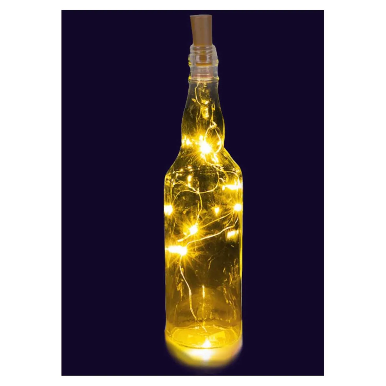 LED Lichterkette Flaschenkorken