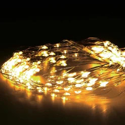LED Lichterkette mit Timer und Fernbedienung, 100 Stück