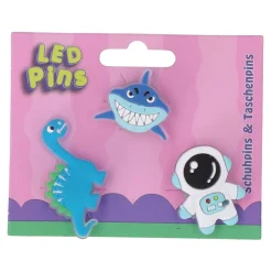 LED Pins für Schuhe & Taschen, 3 Stück