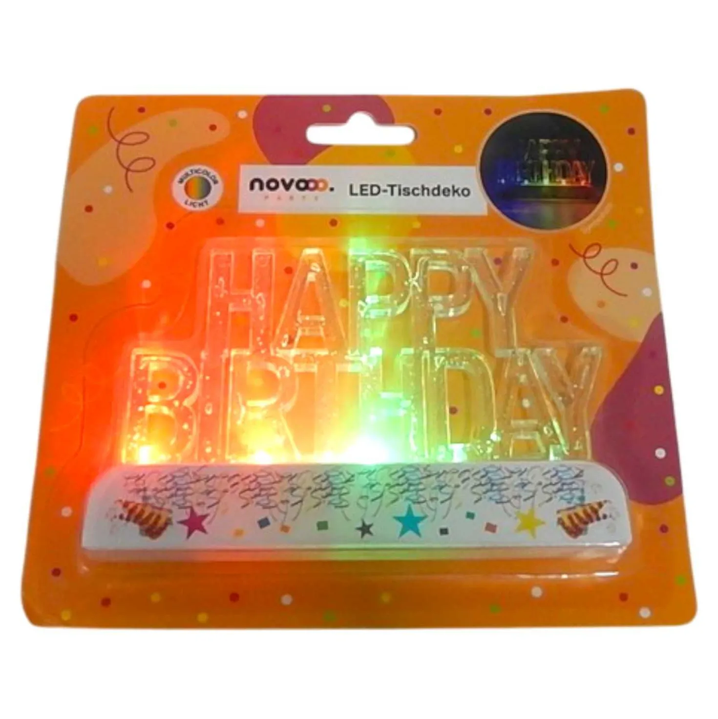 LED Tischdeko Happy Birthday