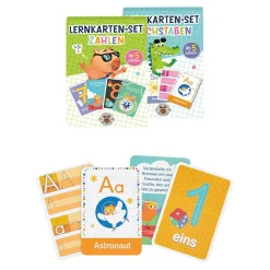 Lernkarten-Set Class-6 Zahlen/Buchstaben, 30-teilig