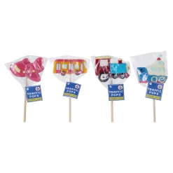 Lolly Erdbeer mit Fahrzeugmotiven